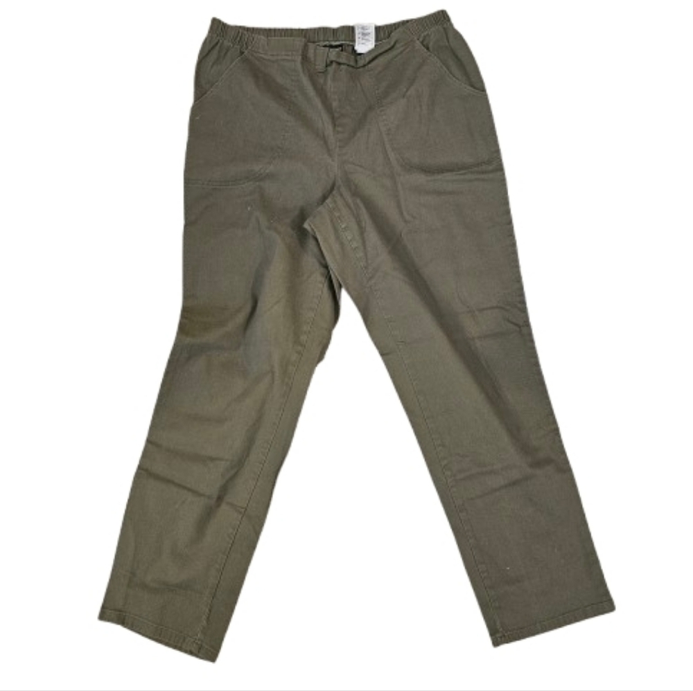 JMS Olive Green slacks.  NWOT - Picture 6 of 8
